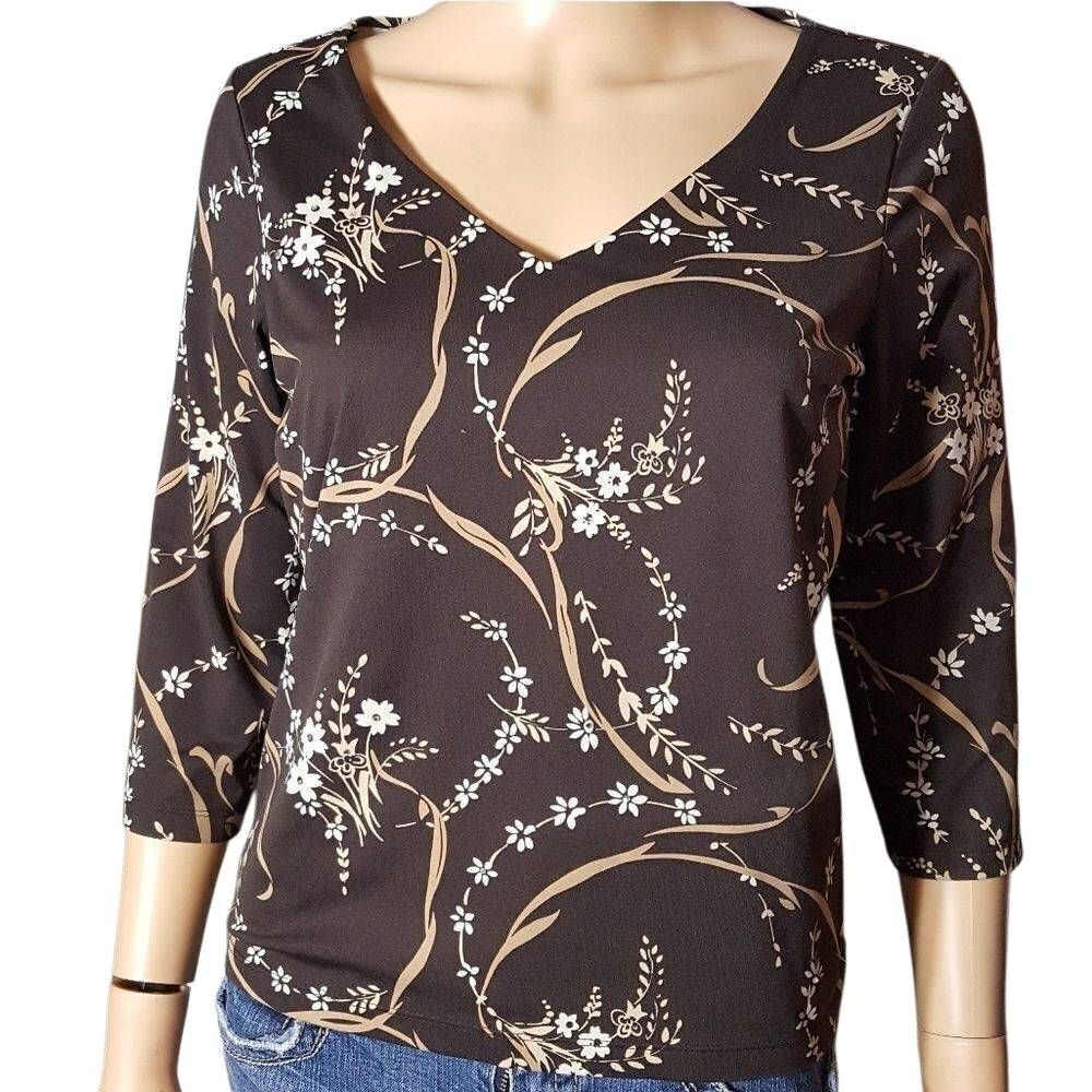 The Limited Stretch top, 3/4 sleeves M